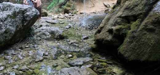 Водопад Серебряные струи Большой Каньон Крыма