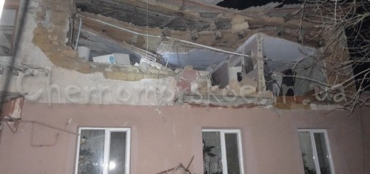 ЧП Черноморское взрыв газового балона