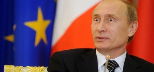 Путин Владимир Владимирович на площади Ленина в Симферополе...