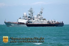 Сторожевой корабль охраняет берега Крыма