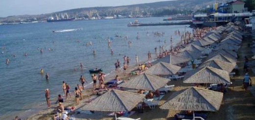 Веб камеры Пляж камешки город Феодосия - смотреть онлайн