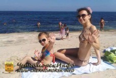 Пляж Крым Черноморское Рэбзик