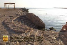 Пляж Крым Черноморское Рэбзик