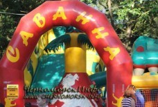 Парк Комсомольский - надувной батут