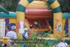 Парк Комсомольский - детский надувной батут