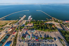 Веб камеры паромной переправы Порт "Кавказ"