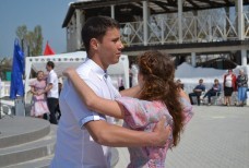 Празднование первого мая Черноморское парк Комсомольский