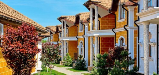 Общий вид на коттеджи первый и второй этажи