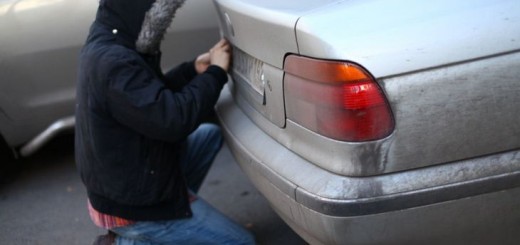 Кража автомобильных номеров