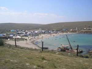 Бухта Кипчак Тарханкут