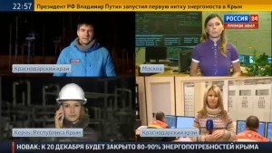 Открытие первого энерго-моста Крыма
