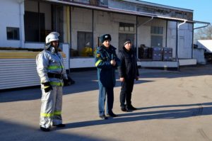 Завод продтоваров - прошли пожарно-тактические учения