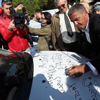 Сами Насери стал почетным членом профсоюза таксистов Крыма