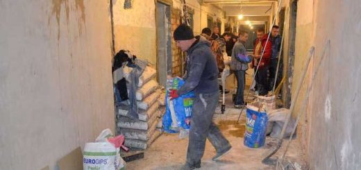 Ход ремонта трех отделений ЦРБ