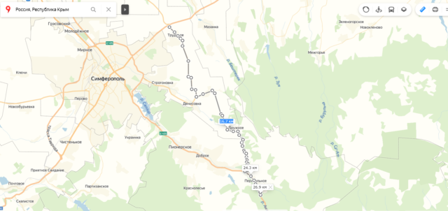 Экстремальный объезд Симферополя Трудовое Перевальное