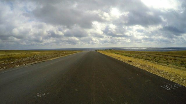 Прямая дорога на Атлеш к дельфинарию мыс Тарханкут теперь выглядит так