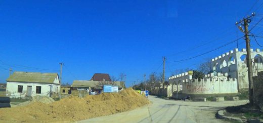 Оленевка центральная дорога вдоль лимана и объездная Что происходит