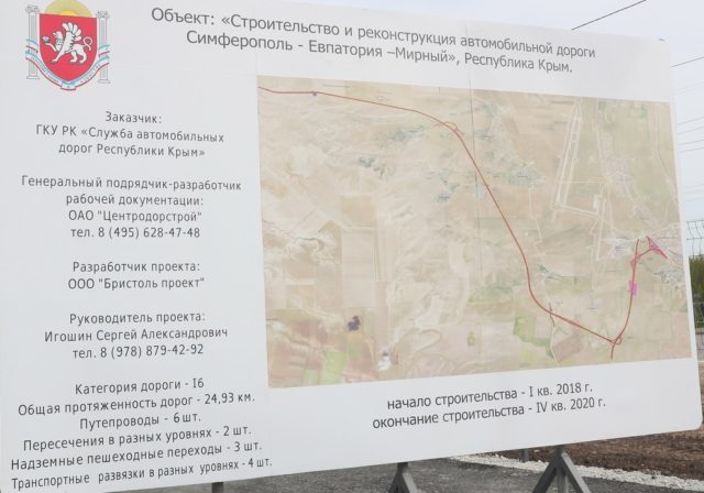 Симферополь Евпатория Мирный как выглядит дорога сегодня