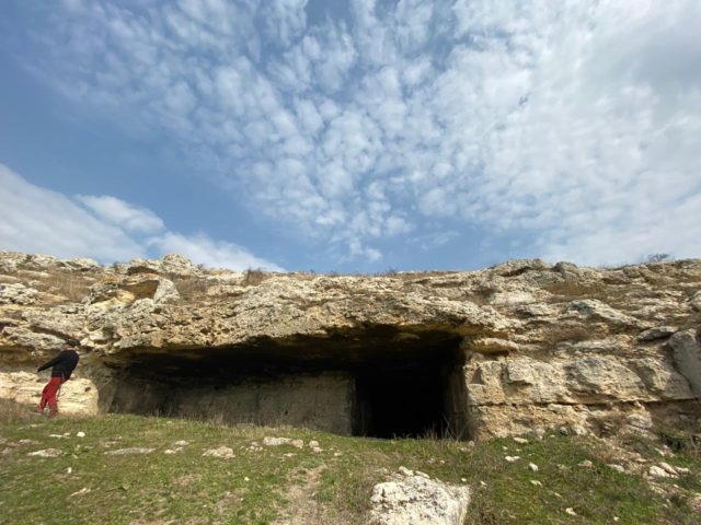 Западный Крым Урочище Пески Русло древней реки Штольни