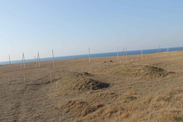 Заброшенная военная часть на берегу моря Черноморское