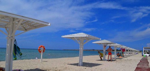 Пляж Майами Оленевка сегодня Караджинская бухта