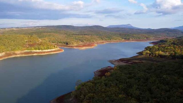 Вода Крыма одно из самых глубоководных Партизанское водохранилище